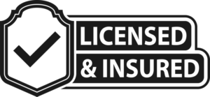 licensed and insured label official license and insurance a guarantee of quality and safety png